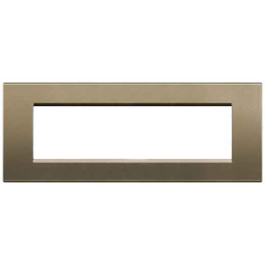 Livinglight Рамка прямоугольная, 7 модулей, цвет Коричневый шелк