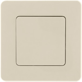 Legrand/Daccord INSPIRIA Слоновая кость Переключатель без фиксации (кнопка) с Н.О./Н.З. контактом 6 A - 250 В.