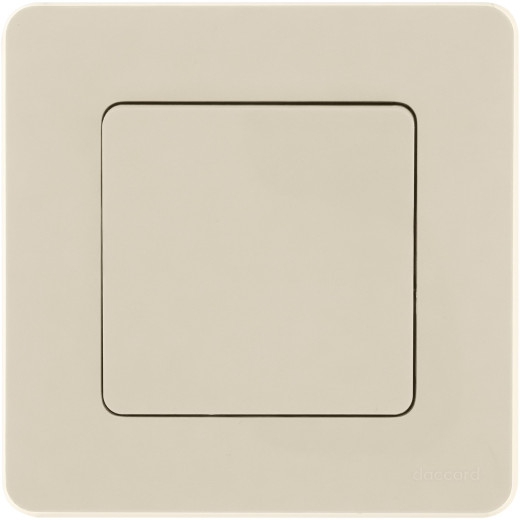 Выключатель кнопочный одноклавишный - Legrand/Daccord Inspiria - с нормально-открытым контактом 6А 250В безвинтовые зажимы - слоновая кость