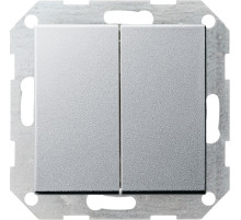 Gira Кнопочный двухклавишный выключатель 10 AV 250 В с вертикальной клавишей 2-местн.