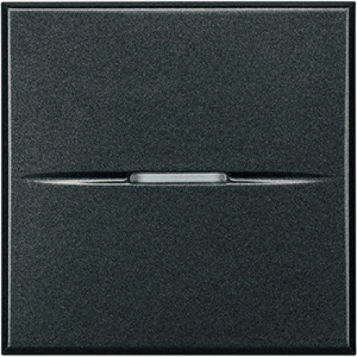 Axolute Переключатель промежуточный 1Р 16 А 250 В~ 2 модуля, винтовые клеммы, дизайн AXIAL, цвет антрацит