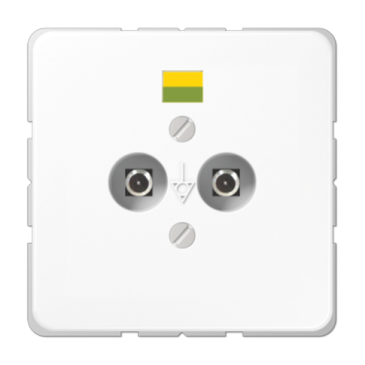 Розетка штепсельная для выравнивания потенциалов, белая