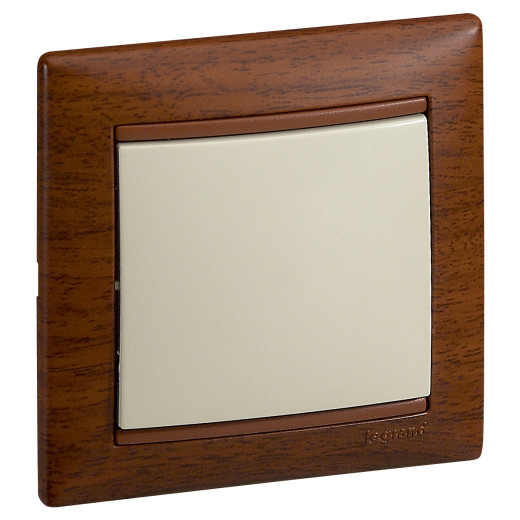 Переключатель одноклавишный - Legrand Valena - 10А 250В схема 6 безвинтовые зажимы - слоновая кость