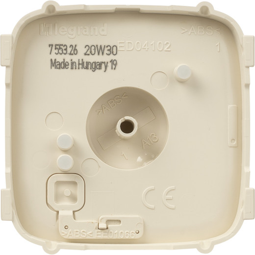 Valena ALLURE.Лицевая панель для термостата для теплых полов.Слоновая кость