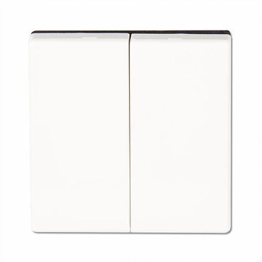 Клавиша для двойного выключателя, белый