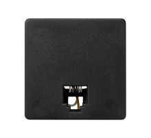 Simon 27 Мех Графит Розетка телефонная RJ-12, 6 конт