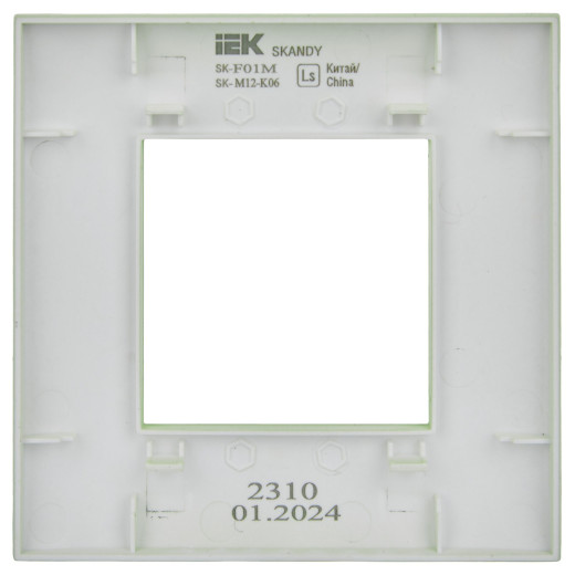 SKANDY Рамка 1-мест. SK-F01M мятн. IEK