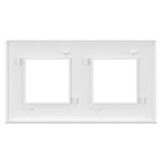 Рамка 2 поста (4 мод.), Avanti, белое облако