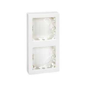 Simon 73 loft Белая Рамка 2-ая вертикальная 75х146 мм