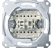 Schneider Electric Merten Механизм QuickFlex Переключателя 2-клавишного безвинт. зажим
