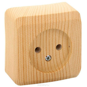 Systeme Electric Этюд наруж Дача Сосна Розетка 1-ая бе з/з без шторок