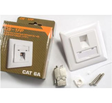 Розетка компьютерная OS-1FP однопортовая экранированная (FTP)