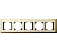 Gira ClassiX Art Латунь/Кремовый Рамка 5-ая