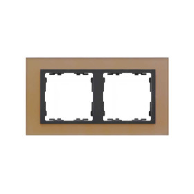 Simon 82 Nature Медь/Графит (стекло) Рамка 2-ая