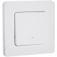 Выключатель одноклавишный с подсветкой/индикацией - Legrand/Daccord Inspiria - 10АХ 250В безвинтовые зажимы - белый