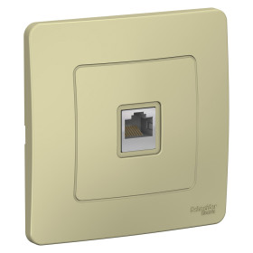 Systeme Electric Blanca внутр Беж Розетка компьютерная RJ45, кат.5E