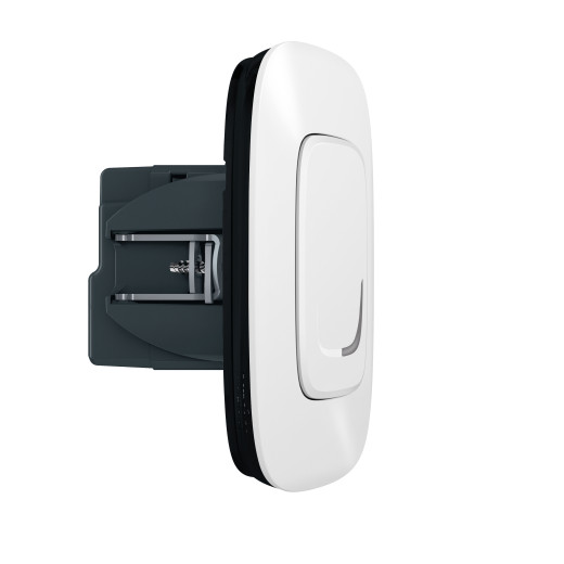 Коллекция умных устройств Valena Allure with NETATMO. Умный проводной выключатель с опцией светорегулирования 5-300 Вт 230В. Цвет Белый