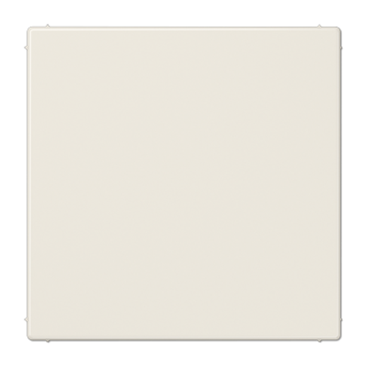 Крышка без отверстий, фиксация защёлкиванием, для произвольных вырезов (либо использование в качестве заглушки), возможно IP44, термопласт, слоновая кость, LS990