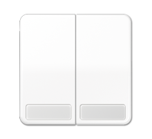 JUNG CD 500/CD plus Белая Клавиша 2-ая с полем для надписи