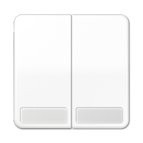 JUNG CD 500/CD plus Белая Клавиша 2-ая с полем для надписи