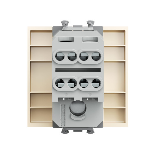 Инвертор одноклавишный модульный, Avanti, ванильная дымка, 2 модуля