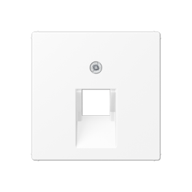JUNG A Flow/A 550 Белый матовый Накладка на одинарные UAE-розетки
