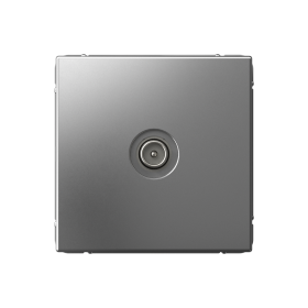 Systeme Electric ArtGallery Сталь TV Розетка оконечная 1DB, механизм