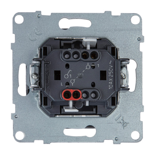 SUNO. Выключатель 10АХ 250В. Безвинтовые зажимы. Цвет 