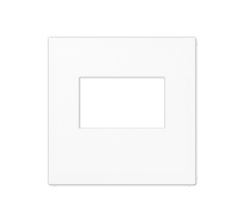 JUNG Kрышка для USB-зарядный устройств без видимого винта термопласт белый