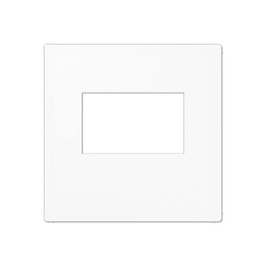 Kрышка для USB-зарядный устройств, без видимого винта, термопласт, белый