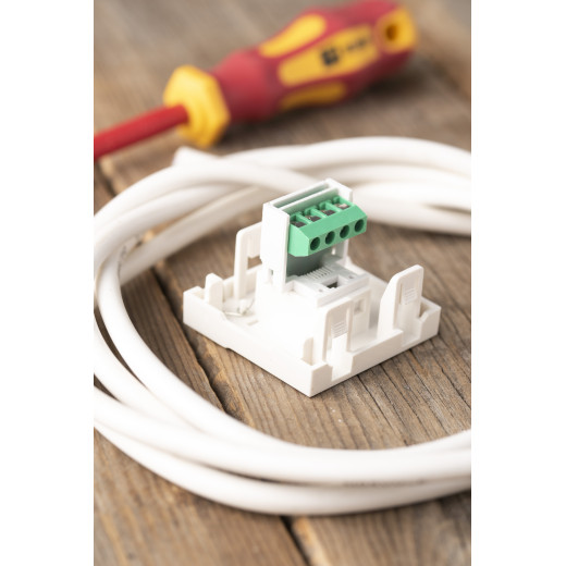 Розетка RJ11, 2 модуля EKF