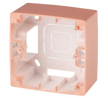 ЭРА 12-6101-14 Коробка наклад. монтажа 1 пост, Эра12, медь (20/200/1200)