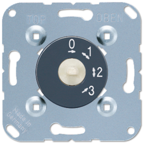 JUNG Выключатель поворотный 3-ступенчатый с нулевым положением 16AX, 250В AC