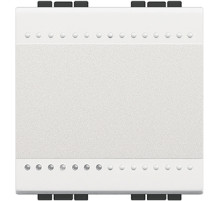 BT LL Белый Переключатель безвинтовой зажим, 2 мод.