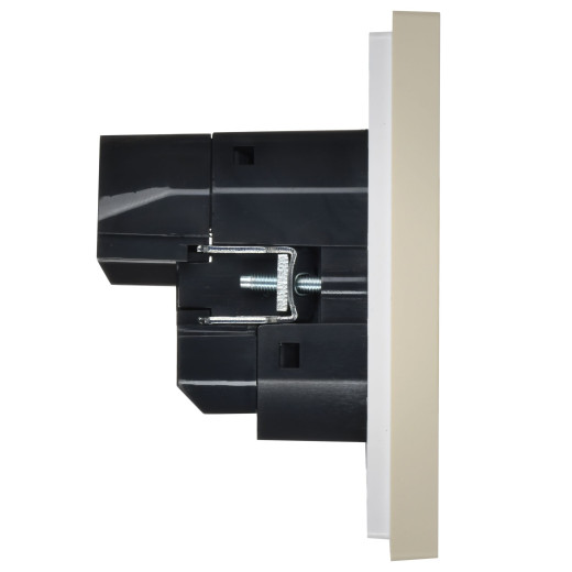 FORTE&PIANO Роз. з/к/ш в/к 16А USB A+C 18Вт FP447 ван. IEK