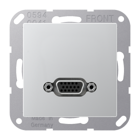 JUNG VGA (D-SUB), алюминий