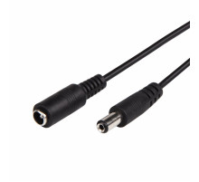 REXANT Удлинитель кабеля питания гнездо - штекер (2,1*5,5мм), 1,5м.