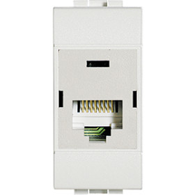 BT LL Белая Розетка RJ45, UTP, Cat. 6, IDC 110.