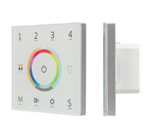 Arlight Панель Sens SMART-P67-MULTI White (230V, 4 зоны, 2.4G) (IP20 Пластик, 5 лет)