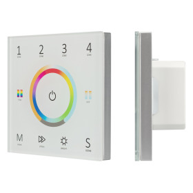 Arlight Панель Sens SMART-P67-MULTI White (230V, 4 зоны, 2.4G) (IP20 Пластик, 5 лет)