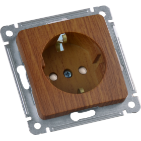 Hegel Мастер внутр Дуб РС16-412-05 Розетка с/з, со шторками, механизм