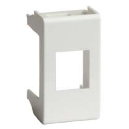 Адаптер для информационных разъемов SIEMON, Viva, 1 мод., белый