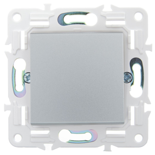 SKANDY Выключ. 1-кл. 10А SK-V01S сереб. IEK