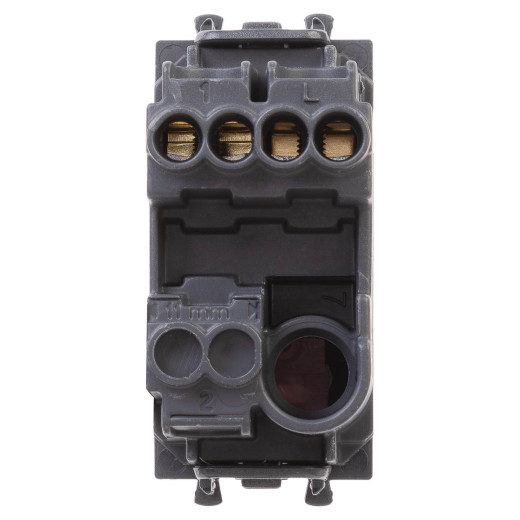 Кнопка модульная, Avanti, черный матовый, 1 модуль