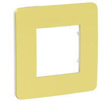 Schneider Electric Unica Studio Зеленое яблоко/Белая Рамка 1-ная