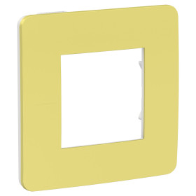 Schneider Electric Unica Studio Зеленое яблоко/Белая Рамка 1-ная