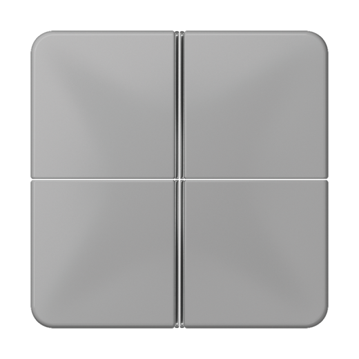 4-клавишная накладка для пульта КNX, серая, для серии СD