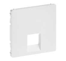 Legrand Valena LIFE Бел Накладка розетки ТЛФ/комп 1-ой.