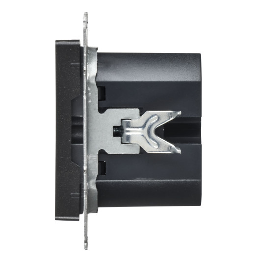 BRITE Роз. USB A+C 45Вт высокоск. зар. РЮ11-2-БрЧ черн. IEK