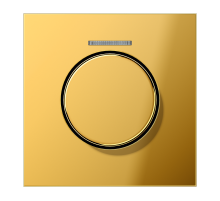 JUNG Накладка роторного механизма со световодом ,имитация золота